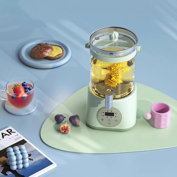 Ceainic electric pentru băuturi sănătoase, corp din sticlă borosilikată, 2–3 L, 800W, 220V, control prin atingere, termostat electronic, potrivit pentru peste 6 persoane