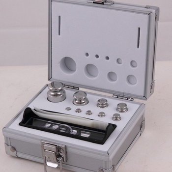 Set greutăți JF-1, oțel inoxidabil nemagnetic, precizie înaltă, greutăți de calibrare, 10 kg–1 g, rezistență înaltă