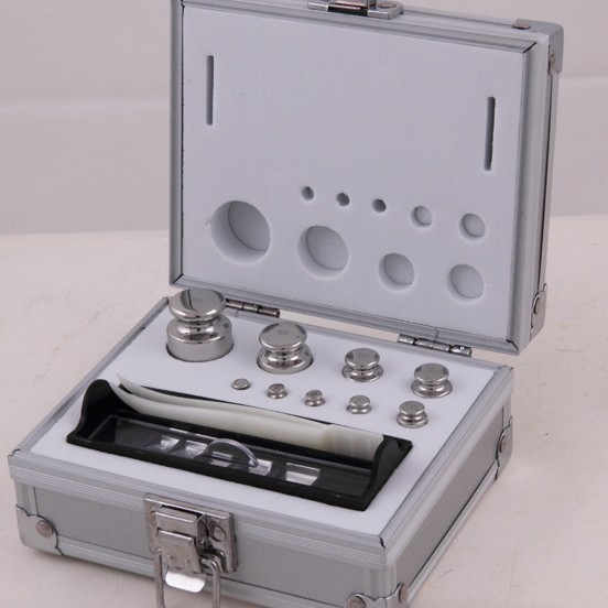 Set greutăți JF-1, oțel inoxidabil nemagnetic, precizie înaltă, greutăți de calibrare, 10 kg–1 g, rezistență înaltă