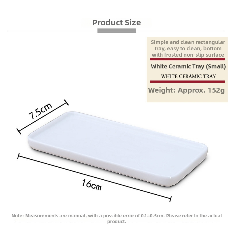 Keraminė kvadratinė plokštelė-padėklas su dryžiais, rankomis dažyta paviršius, šiuolaikinis minimalistinis stilius, tinkama mikrobangų krosninei