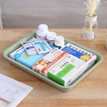 Plastikinis stačiakampis padėklas vientisu raštu (Prekės ženklas: Juxingshun; Medžiaga: Plastikas; Forma: Stačiakampė; Stilius: Naujasis Kinų stilius)