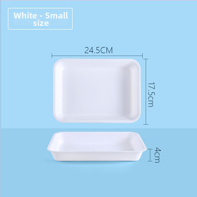 Plastikinis stačiakampis padėklas vientisu raštu (Prekės ženklas: Juxingshun; Medžiaga: Plastikas; Forma: Stačiakampė; Stilius: Naujasis Kinų stilius)