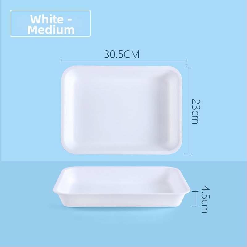 Plastikinis stačiakampis padėklas vientisu raštu (Prekės ženklas: Juxingshun; Medžiaga: Plastikas; Forma: Stačiakampė; Stilius: Naujasis Kinų stilius)