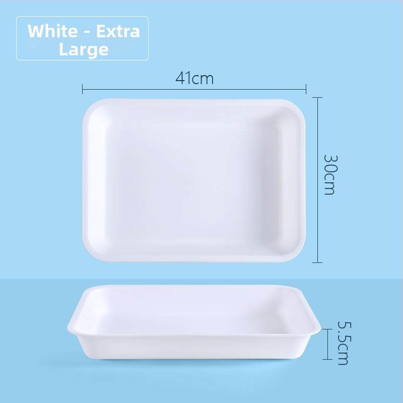 Plastikinis stačiakampis padėklas vientisu raštu (Prekės ženklas: Juxingshun; Medžiaga: Plastikas; Forma: Stačiakampė; Stilius: Naujasis Kinų stilius)