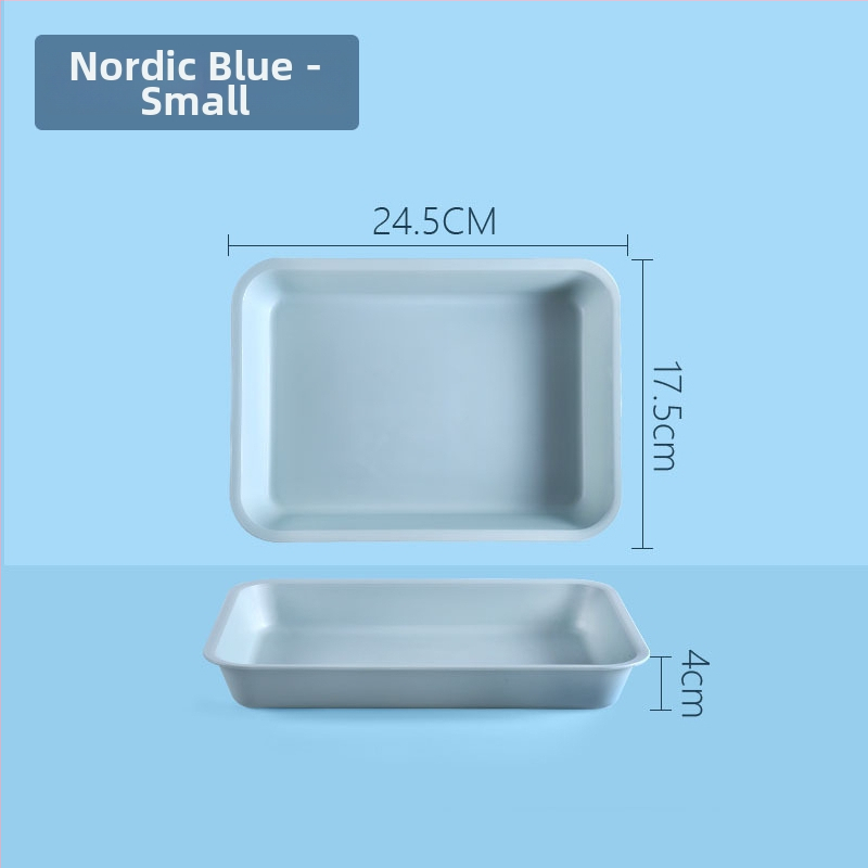 Plastikinis stačiakampis padėklas vientisu raštu (Prekės ženklas: Juxingshun; Medžiaga: Plastikas; Forma: Stačiakampė; Stilius: Naujasis Kinų stilius)