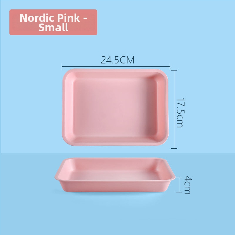 Plastikinis stačiakampis padėklas vientisu raštu (Prekės ženklas: Juxingshun; Medžiaga: Plastikas; Forma: Stačiakampė; Stilius: Naujasis Kinų stilius)