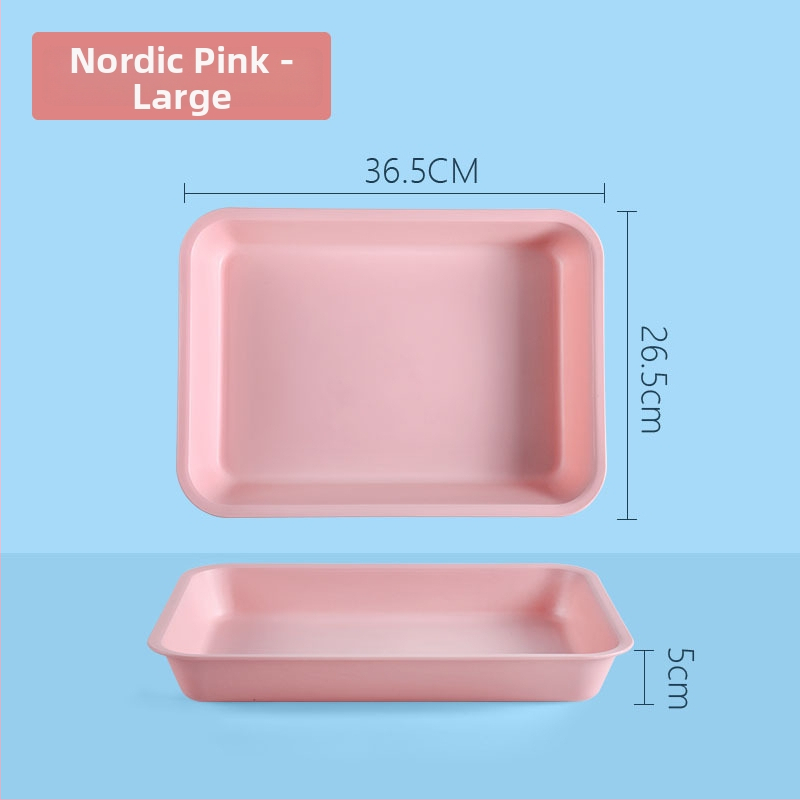 Plastikinis stačiakampis padėklas vientisu raštu (Prekės ženklas: Juxingshun; Medžiaga: Plastikas; Forma: Stačiakampė; Stilius: Naujasis Kinų stilius)