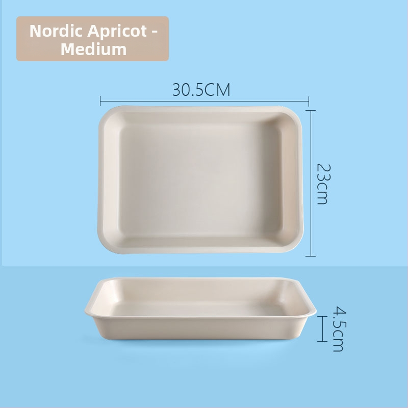 Plastikinis stačiakampis padėklas vientisu raštu (Prekės ženklas: Juxingshun; Medžiaga: Plastikas; Forma: Stačiakampė; Stilius: Naujasis Kinų stilius)