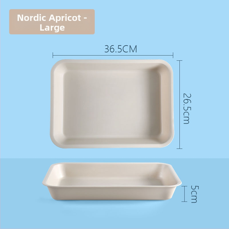 Plastikinis stačiakampis padėklas vientisu raštu (Prekės ženklas: Juxingshun; Medžiaga: Plastikas; Forma: Stačiakampė; Stilius: Naujasis Kinų stilius)