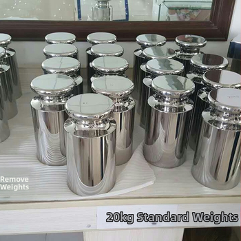 304 nerūdijančio plieno svoriai, nemagnetiniai, cilindriniai, aukšta tikslumas, matavimo diapazonas 5 kg–1 mg