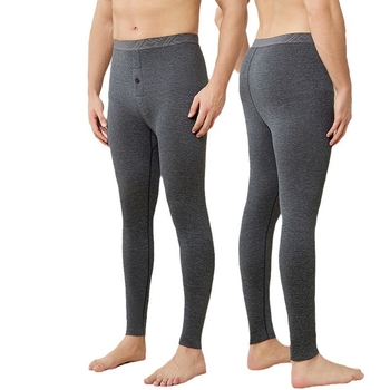 Meeste fliisiga pikad aluspüksid, keha kujundus, polüesterkangas, keskmise raskusega 181-200 g/m2, ühetooniline muster