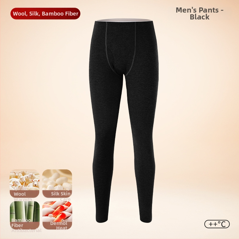 Meeste termilised püksid Sky Silkworm Derong akrüülkangast, kahekordne kiht, ekstra paksus 301-350 g/m2, sametvooder, soojenduse funktsioon