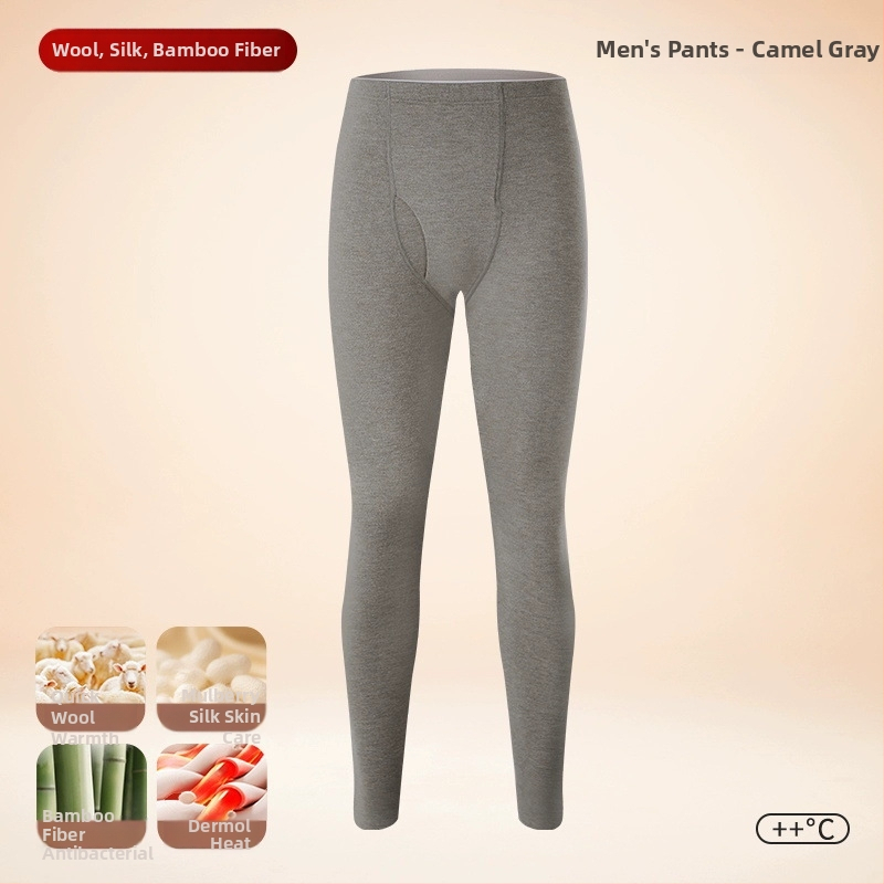 Meeste termilised püksid Sky Silkworm Derong akrüülkangast, kahekordne kiht, ekstra paksus 301-350 g/m2, sametvooder, soojenduse funktsioon