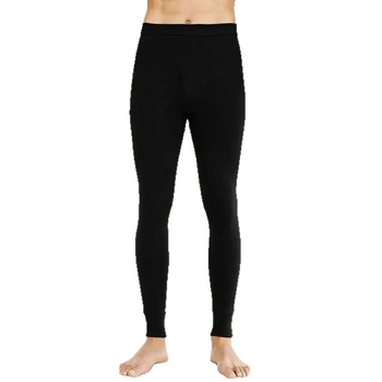 Meeste termilised fliisipüksid, polüester, slim fit, keskmine talje, sügis-talv