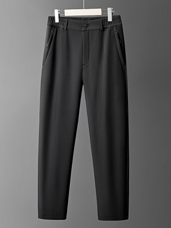 Férfi téli sportos nadrág – szélálló és vízálló, fleece béléssel, egyenes szabás, középmagas derék