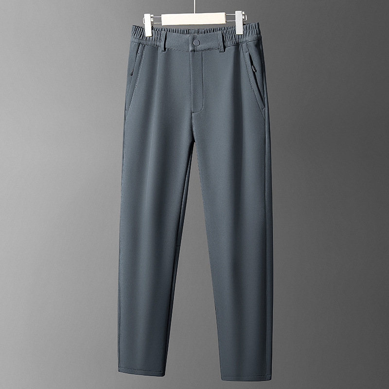 Férfi téli sportos nadrág – szélálló és vízálló, fleece béléssel, egyenes szabás, középmagas derék