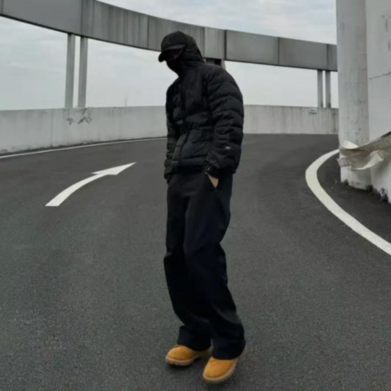 Matkamiseks fleece-voodriga püksid, sirge lõige, kõrge vöökoht, nailonist mägimaterjal