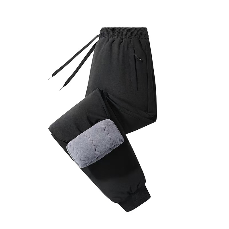 Панталони с прав крак, средно висока талия, прост стил, дълги панталони, подходящи за средна възраст