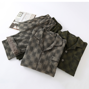 Meeste Jaapani stiilis pidžaama komplekt kardiganiga, puuvill 95–100%, keskmine kaal 141–160 g/m2, kaelus: Lapel