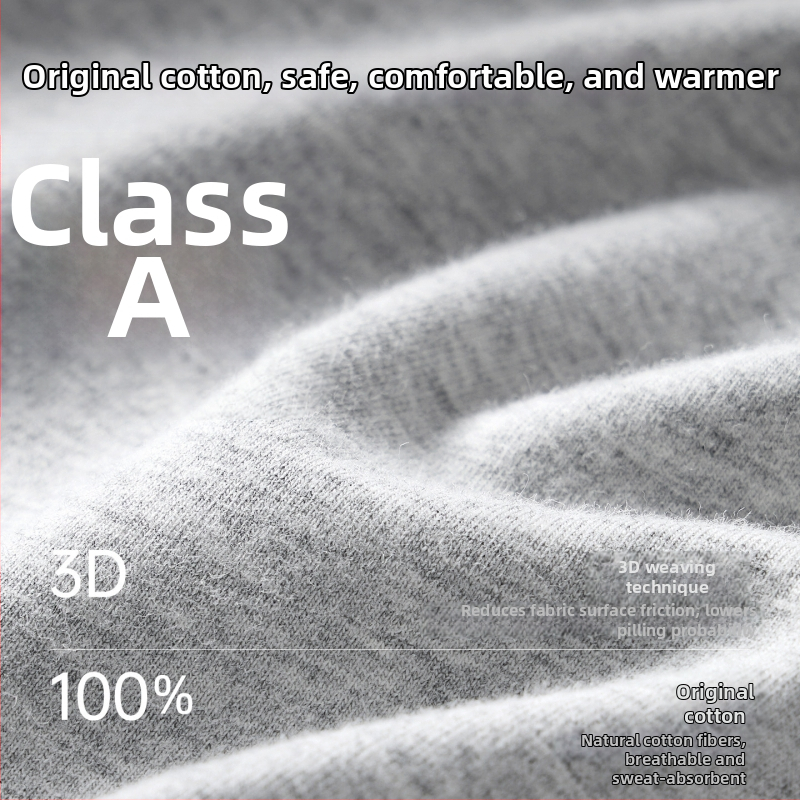 Meeste 100% puuvillast baasaluspesu – pikkade jalgadega aluspesu, kahekihiline, kiiresti kuivav, hingav, hoiab sooja.