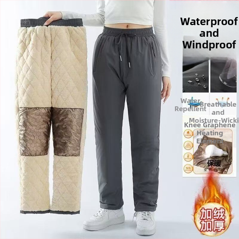 Meeste talve spordipüksid fleece-voodriga, vaba lõige, keskmine talje, köidiku sulgemine, polüesterkangas