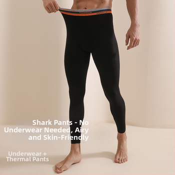 Meeste fliisvooderiga nailon-spandex termilised püksid, paksus 251–300 g/m², ühekihilised, soojad