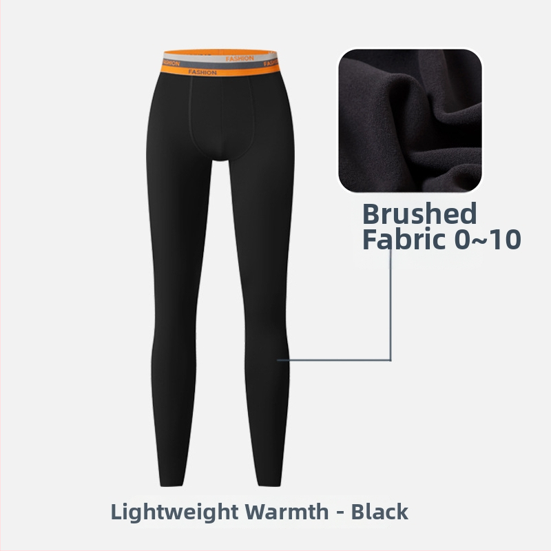 Meeste fliisvooderiga nailon-spandex termilised püksid, paksus 251–300 g/m², ühekihilised, soojad