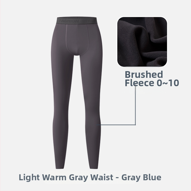 Meeste fliisvooderiga nailon-spandex termilised püksid, paksus 251–300 g/m², ühekihilised, soojad