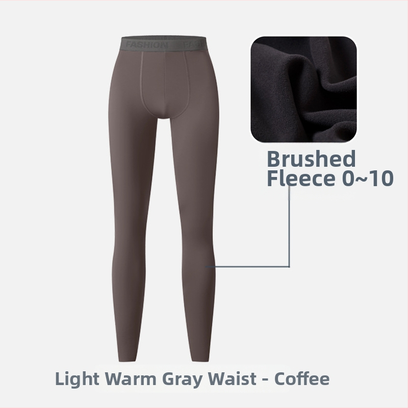 Meeste fliisvooderiga nailon-spandex termilised püksid, paksus 251–300 g/m², ühekihilised, soojad