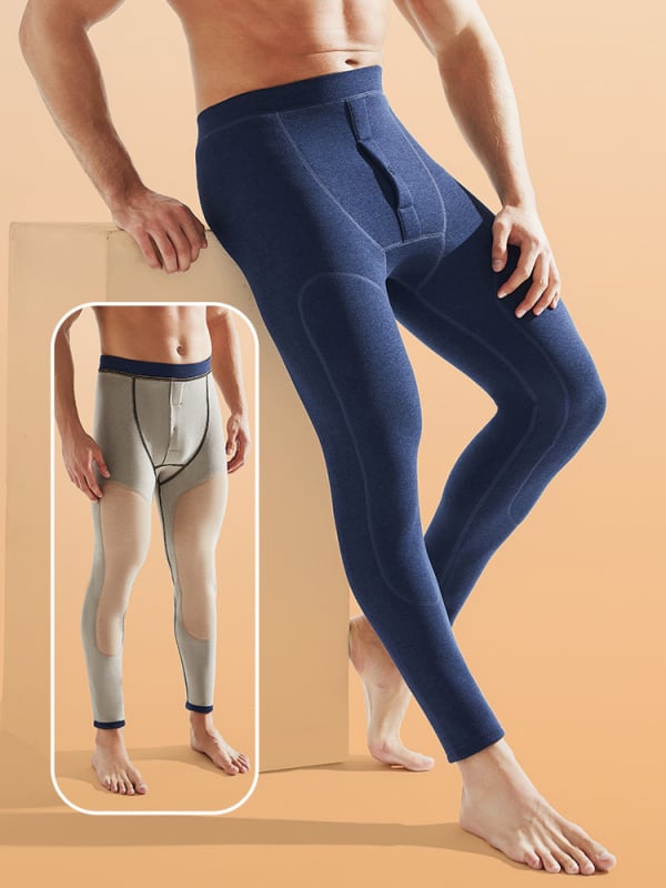 Meeste talvised termilised püksid, paksu fliisi voodriga, kationaalne polüester 80-90%, õmblusteta, hoiab sooja