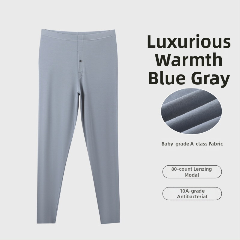 Meeste termilised püksid Modal kangaga, kõrge elastsus, ühekihiline, paks kangas 201–250 g/m², 90–95% Modal