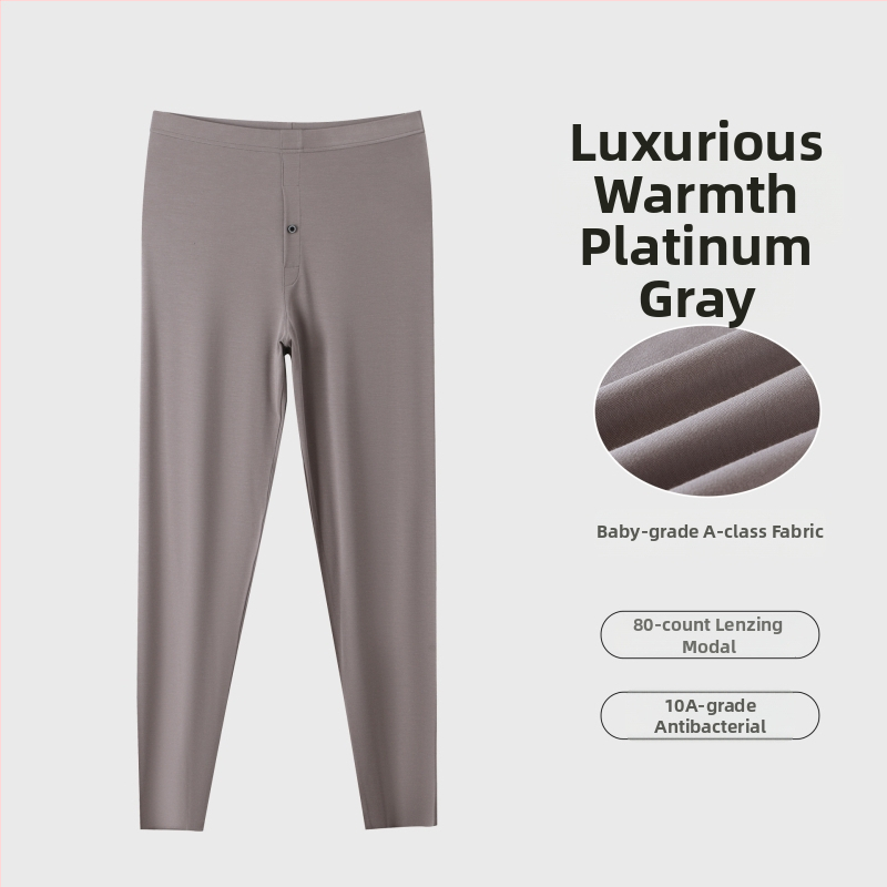 Meeste termilised püksid Modal kangaga, kõrge elastsus, ühekihiline, paks kangas 201–250 g/m², 90–95% Modal