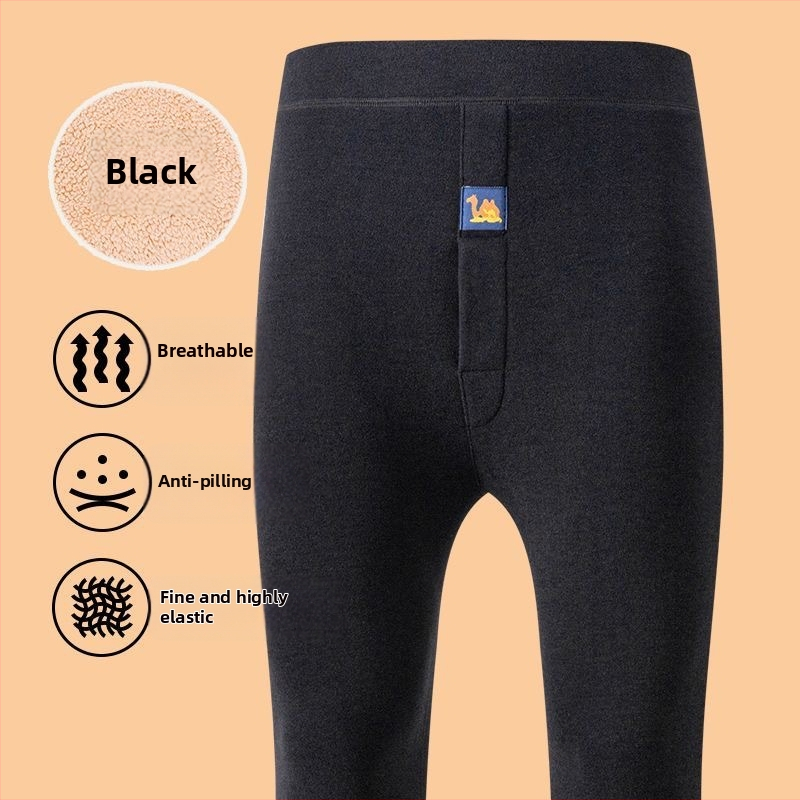 Meeste talvised püksid fleece-voodriga, ülimalt paksud 301–350 g/m², kõrge vöökoht, kaks kihti polüester, soojad püksid