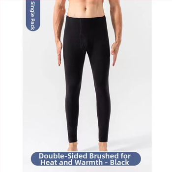 Meeste De Velvet fleecevooder termo püksid, 100% polüester, 201-250 g/m2 paksus, õmbluseta