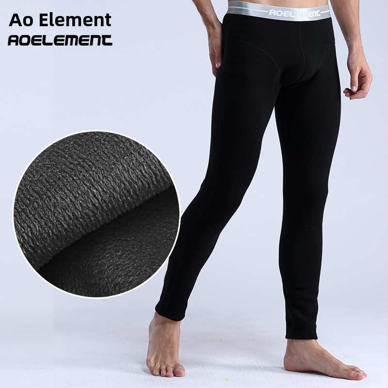 Meeste soojad fliisiga püksid, paks talve mudel, slim-fit, polüester, topeltkiht