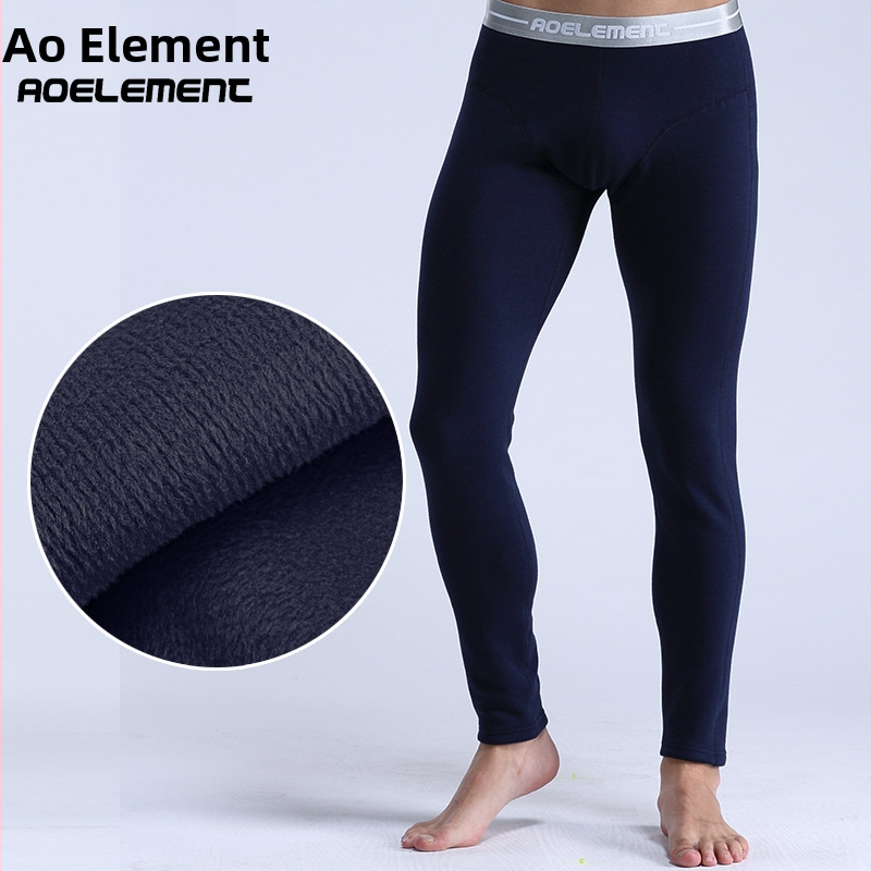 Meeste soojad fliisiga püksid, paks talve mudel, slim-fit, polüester, topeltkiht