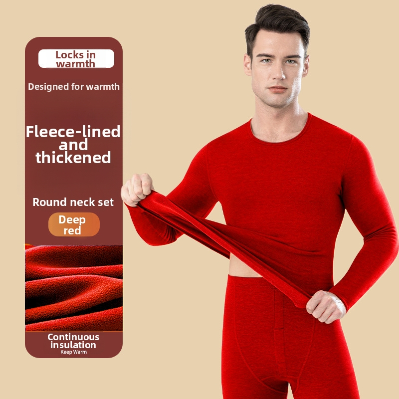 Unisex puuvillane termilise aluskomplekt kapuutsiga, pikkade varrukatega, ümmarguse kaelusega, õmblusteta