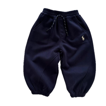 Детски памучни дълги панталони с мека обработка, еластична талия, за деца 1–3 години