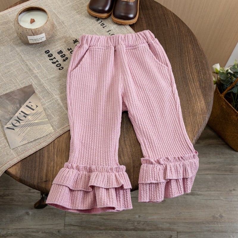 Детски памучни дълги панталони с мека обработка, еластична талия, за деца 1–3 години