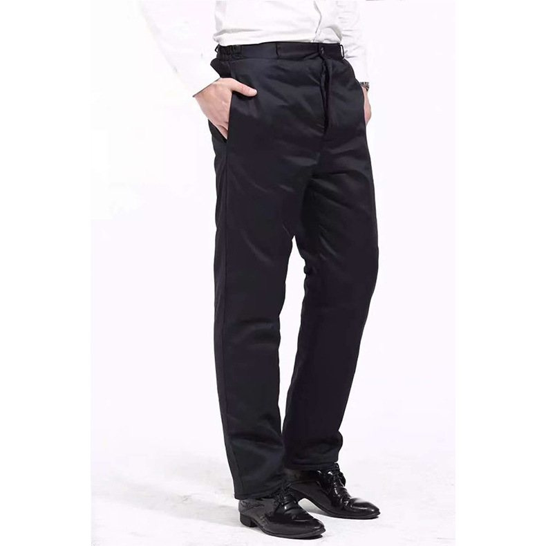 Talvised paksu puuvillased tööpüksid integreeritud siidise-puuvillase voodriga (98%), külm kaitse, unisex kõrge vöökoht