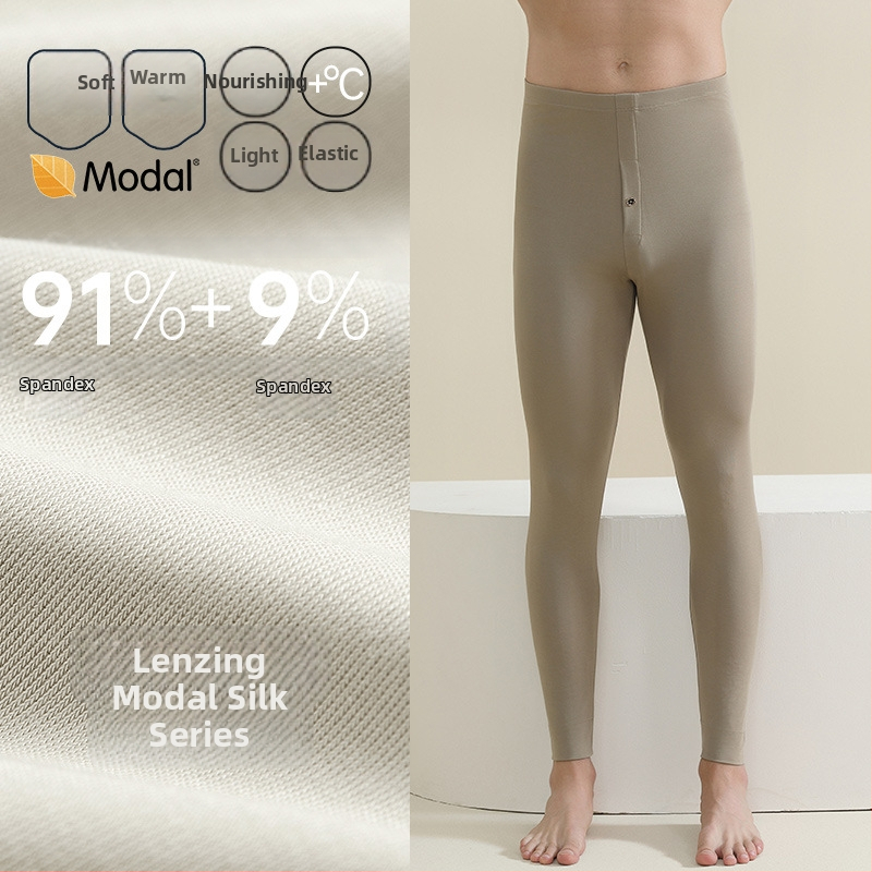 Meeste paksud Modal termilised leggingud, slim fit, aluskiht, ühekihilised