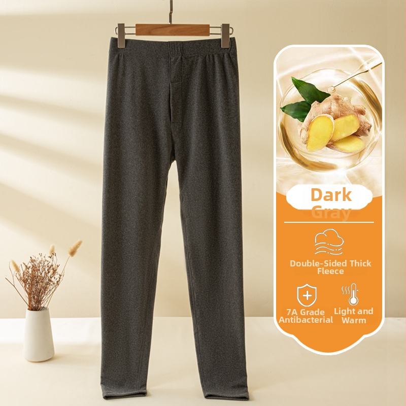 Meeste antibakteriaalsed soojad püksid, keskmise vöökoha, fleece vooder, paks polüesterkangas, kitsas lõige