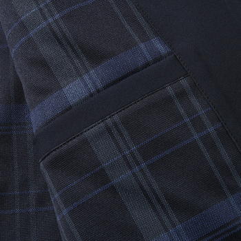 Tuulekindel polüester-jakk reversiga ja lukuga, regulaarne lõige – äri stiil keskealistele ja vanematele meestele (kevad)