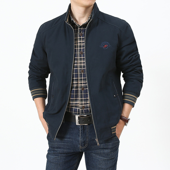 Jachetă din bumbac pentru bărbați de vârsta mijlocie, croială lejeră, respirabilă, iarna 2024