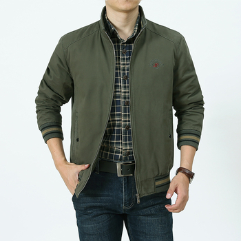 Jachetă din bumbac pentru bărbați de vârsta mijlocie, croială lejeră, respirabilă, iarna 2024