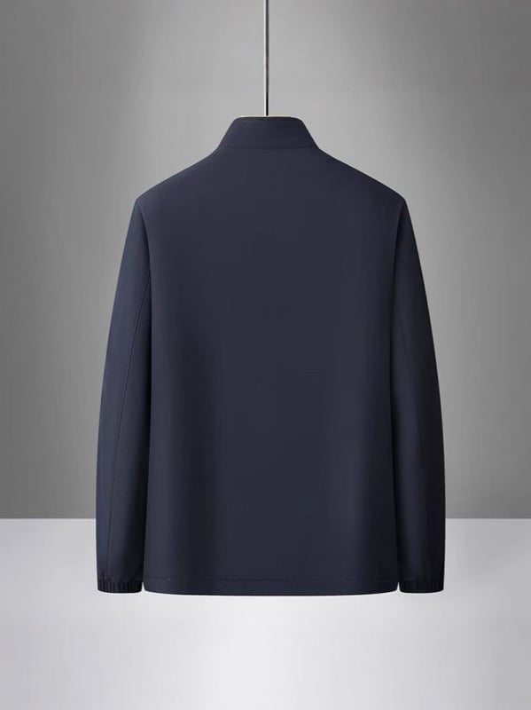 Ανδρικό μπουφάν χειμωνιάτικο με επένδυση φλίς, παχιά μόνωση, όρθιο γιακά και φερμουάρ