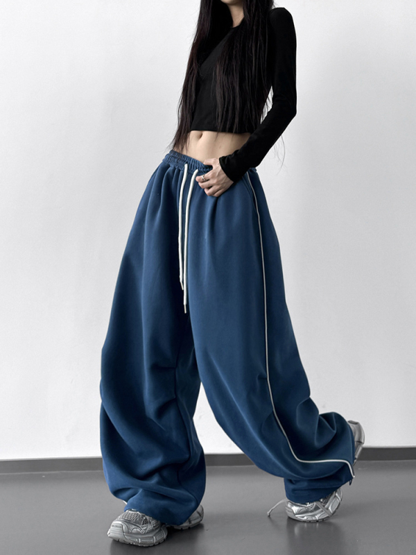 Naiste igapäevased püksid - vaba lõige, kõrge vöökoht, sirge lõige - sügis 2025