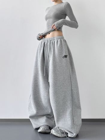 Naiste igapäevased sportlikud püksid, polüester, linna stiil, sügis 2025