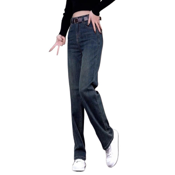 Denimi teksad kõrge vöökoht, sirge lõige, kevad 2025, ultraõhuke materjal