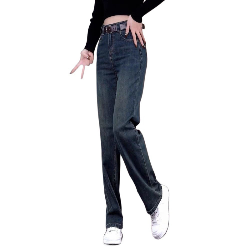 Denimi teksad kõrge vöökoht, sirge lõige, kevad 2025, ultraõhuke materjal